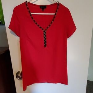 AB Studio Bread Neck Petite Tunic